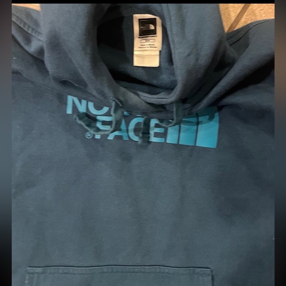 The North Face Hoodie Sweatshirt Women Size Medium Dark Green​ - Picture 2 of 3